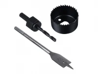 Набор для установки врезных замков 22 мм/54 мм Кедр